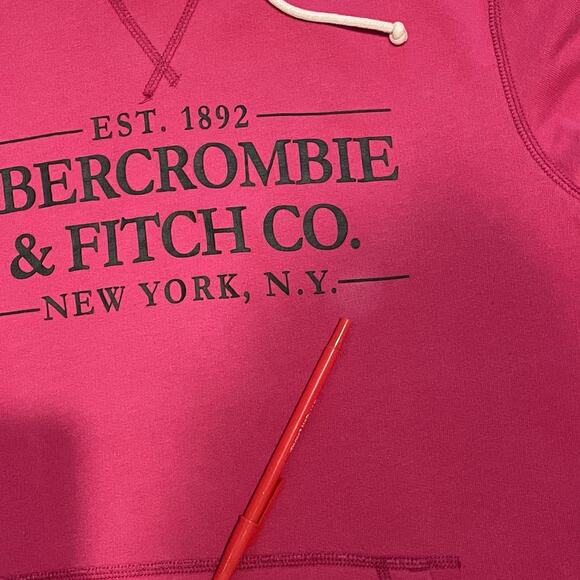 Abercrombie & Fitch Womens Hoodie XS Juniors Y2K Pullover Layering Winter Warm - Picture 2 of 8